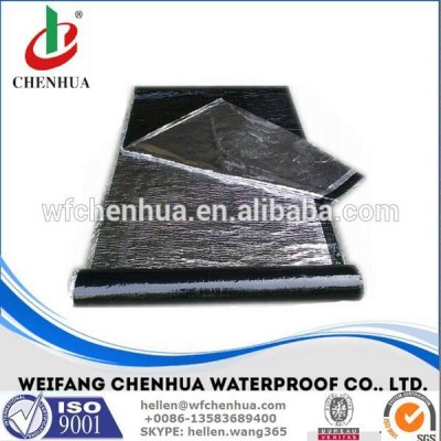 Self adhesive bitumen sheet, Aluminum waterproofing membrane --- China factory price